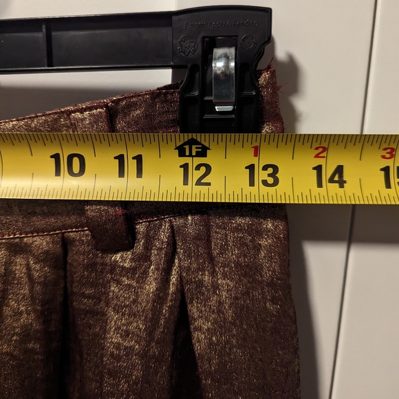 ODELLS Metallic Wide Leg Cropped Pants - Picture 3 of 9